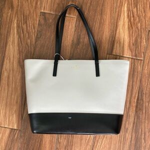 Grey and black Kate Spade Purse